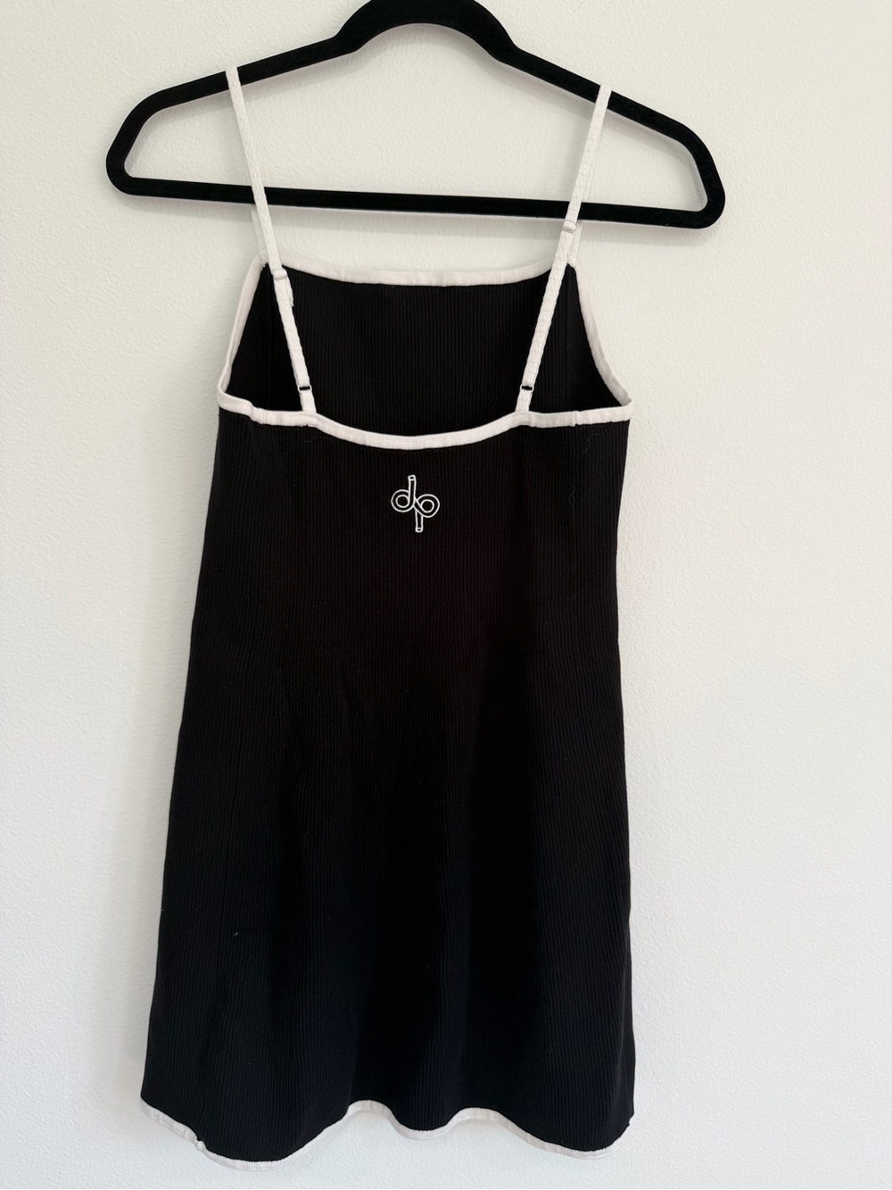 Anthropologie Daily Practice Square Neck Mini Dress Black L - Picture 6 of 8